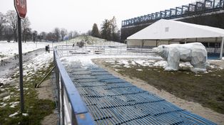 Kraków: Budują lodowisko w Parku Jordana. Kiedy pojeździmy na łyżwach?