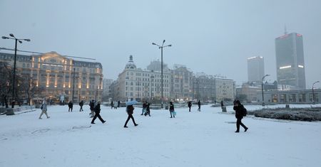 Warszawa. Pogoda. W środę może padać deszcz lub śnieg