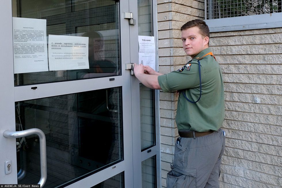 Harcerz Paweł Sokalski o pomocy