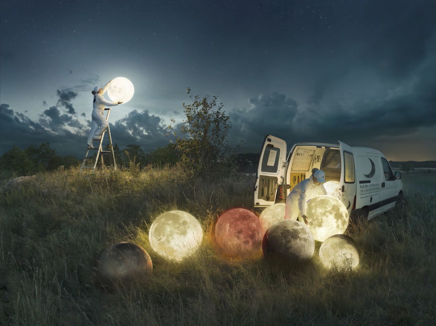 Erik Johansson zaskakuje ponownie. Tak powstała praca ”Full Moon Service” 1