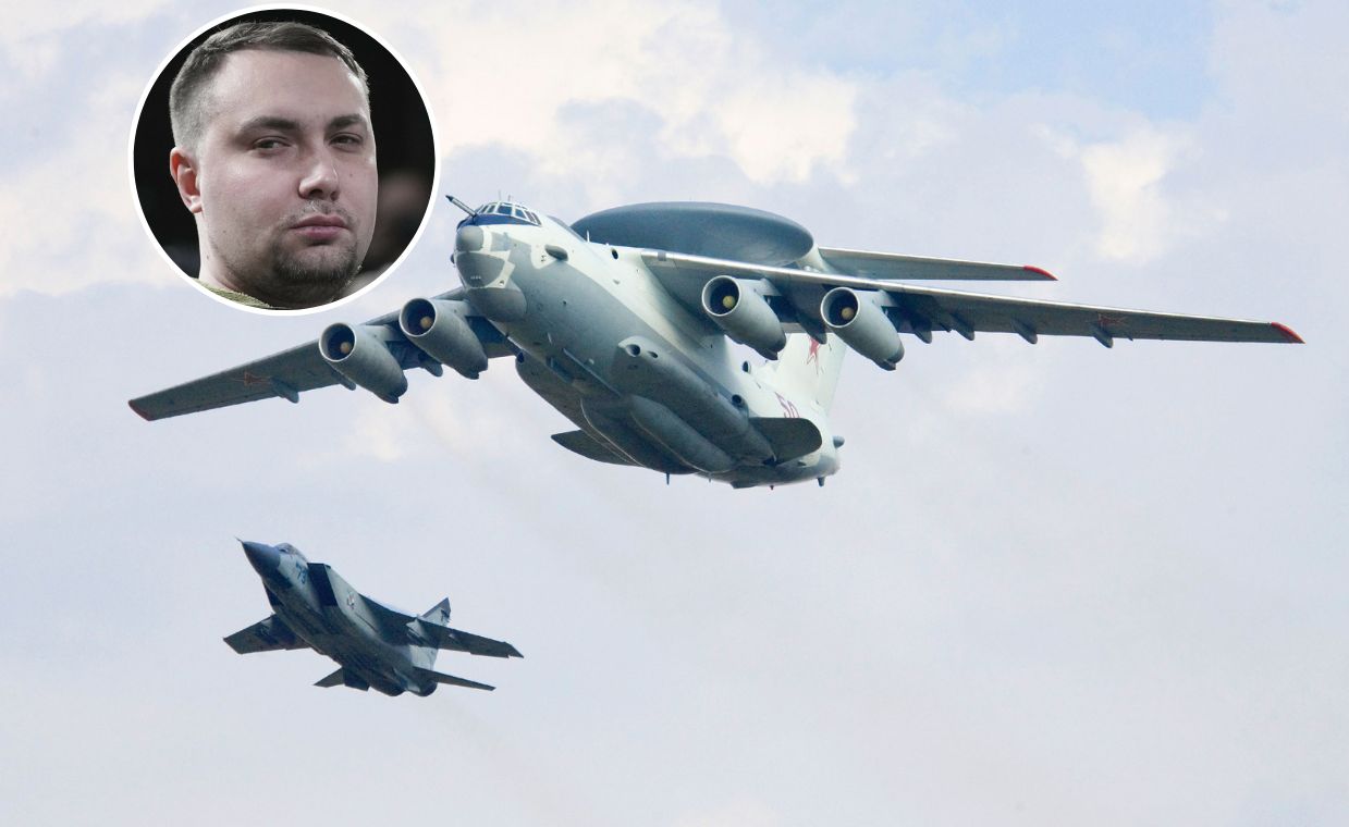 Gen. Kyryło Budanow mówił w niedzielę o rosyjskich samolotach A-50