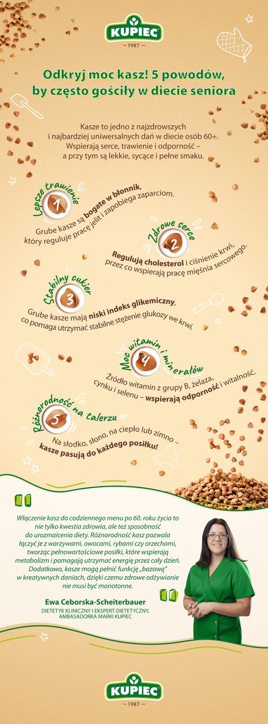 Dlaczego warto jeść kasze?