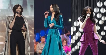 Stroje Conchity Wurst w finale Eurowizji (ZDJĘCIA)