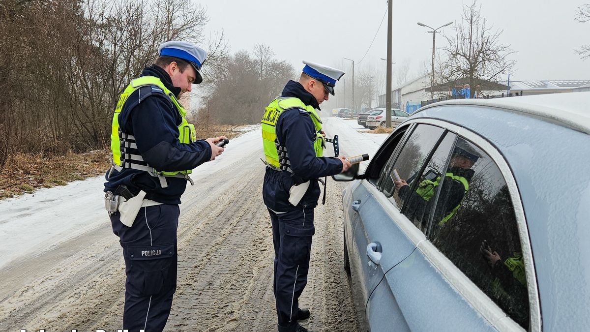 Policyjna kontrola kierowcy