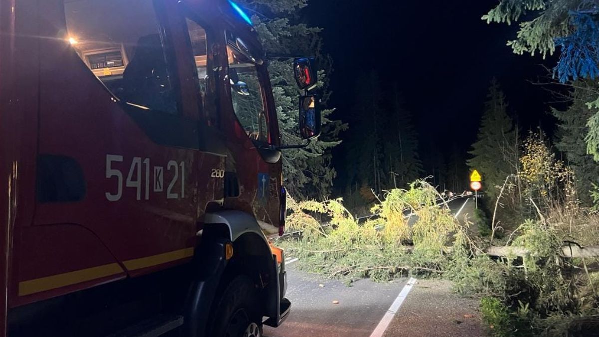 Potężna wichura uderzyła w Podhale. Ucierpiały tatrzańskie szlaki, które są zamknięte