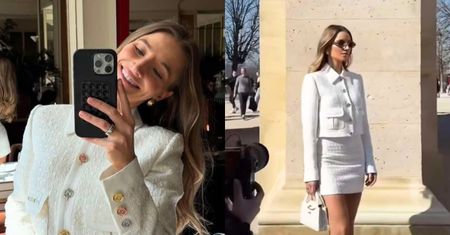 Agata Sieramska podbija paryski Tydzień Mody, wymachując torebką Chanel za 30 tysięcy złotych