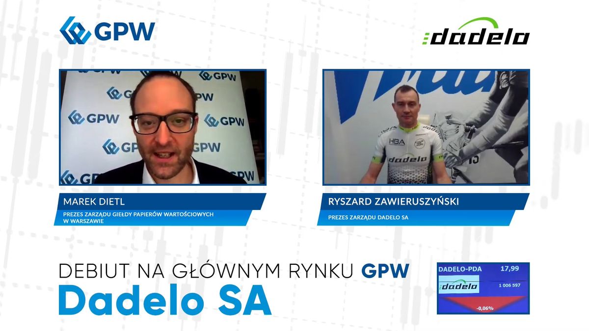 Dadelo debiutuje na warszawskiej giełdzie.