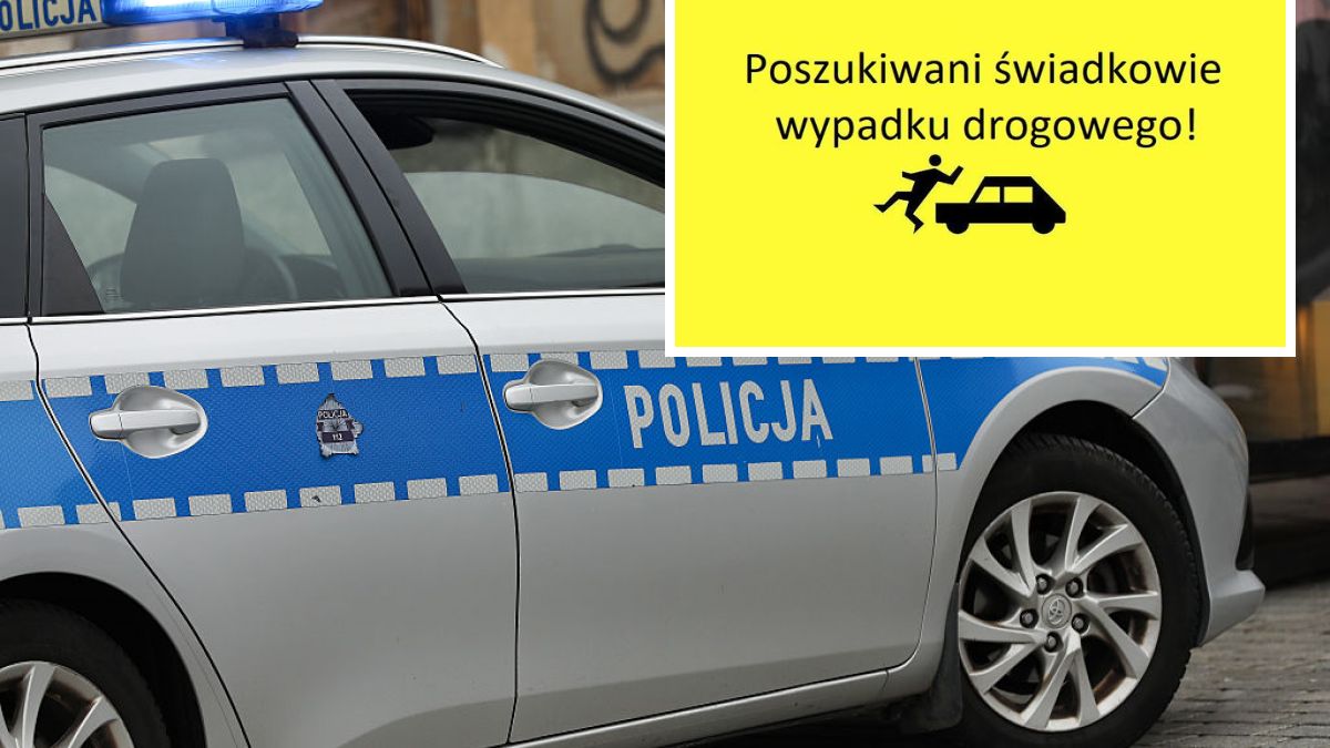 Policja szuka świadków zdarzenia
