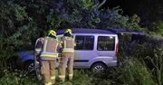 Skwierzyna: Wypadek na DK24. 20-latek wypadł Fiatem z drogi