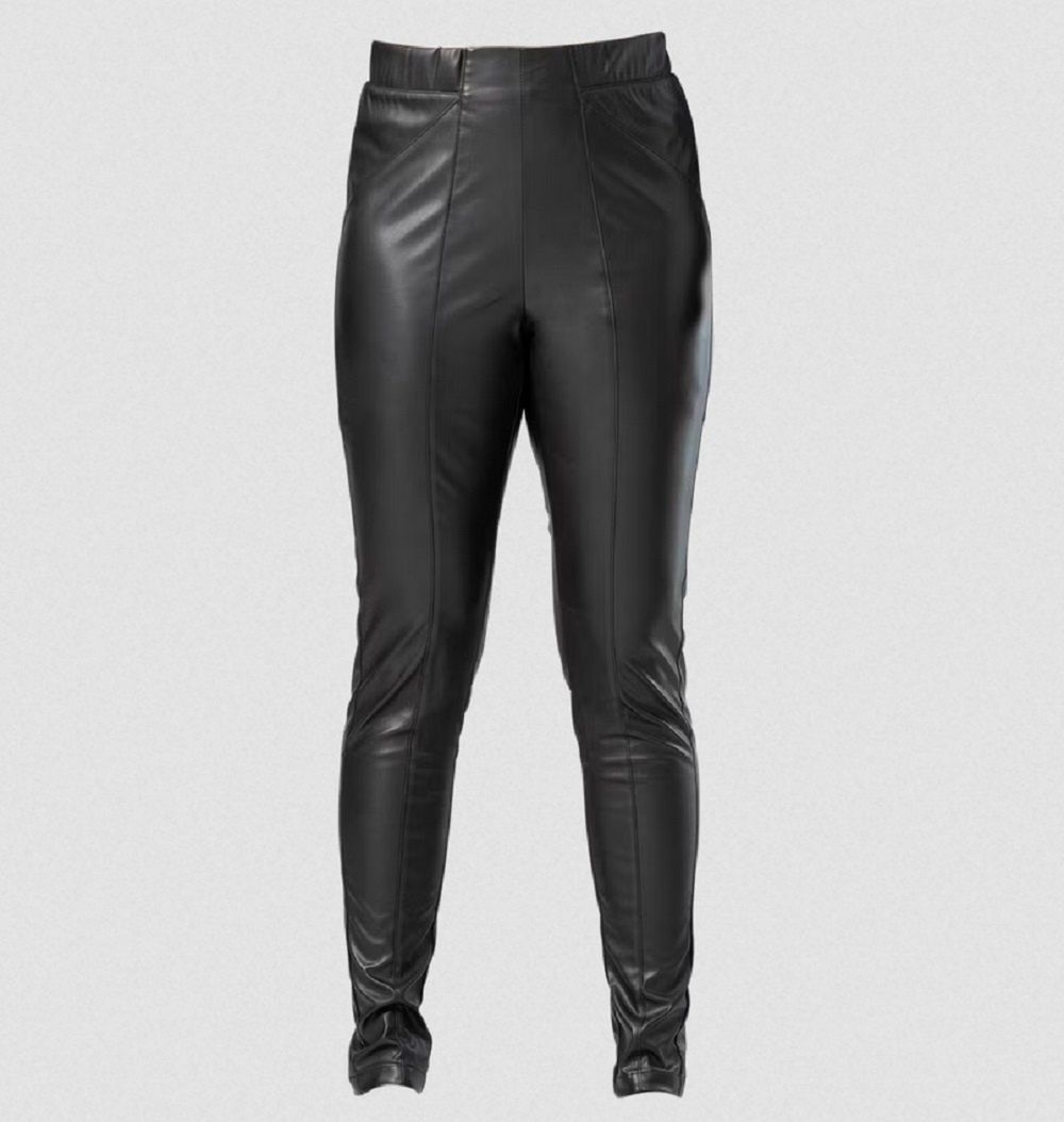 Legginsy z imitacji skóry Action 