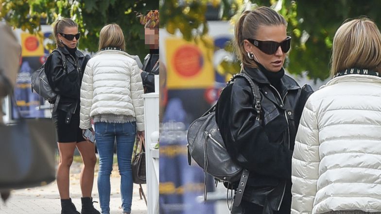 Anna Lewandowska w szortach i ramonesce