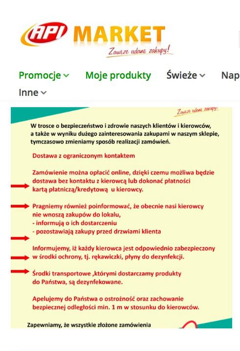  Na zakupy spożywcze z dostawą do domu musimy czekać nawet miesiąc
