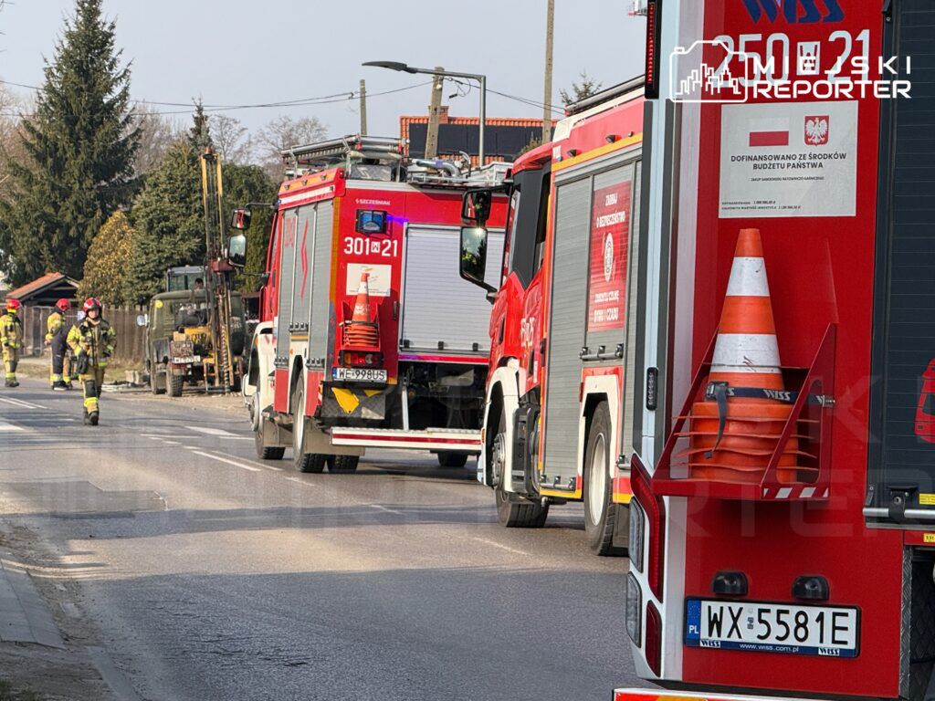 Poważna awaria w Warszawie. Podczas prac ziemnym uszkodzono rurę z gazem