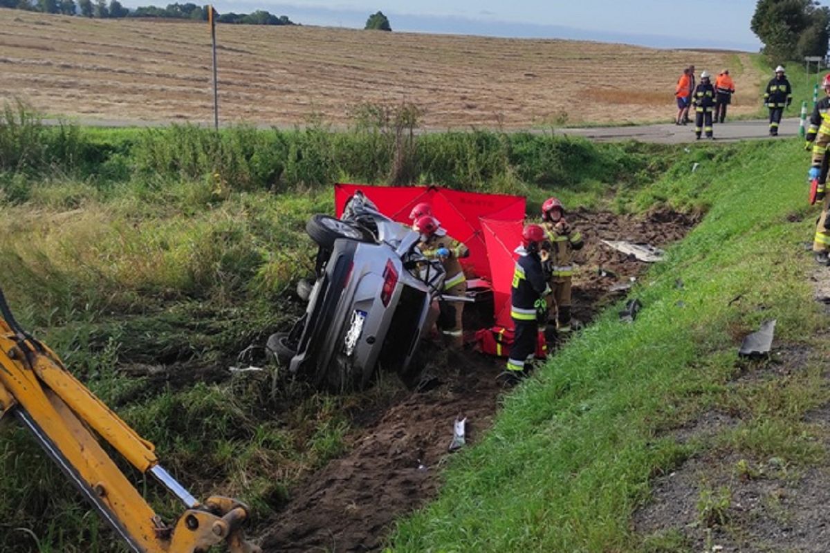 Śmiertelny wypadek. 13-latek wydostał się, matka została w środku