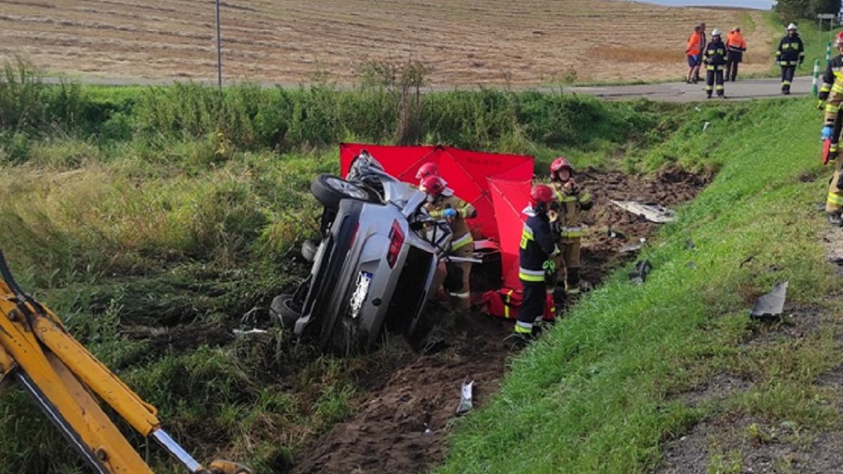 Tragiczny w skutkach wypadek drogowy na DK 15 