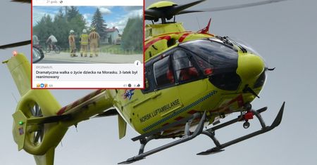 Dramat podczas kąpieli. 3-latek podłączony do aparatury