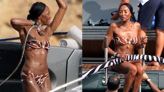 54-letnia Naomi Campbell szaleje na jachcie w gronie przyjaciół. Zjawiskowa? (ZDJĘCIA)