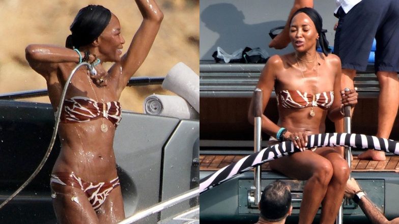 Rajskie wakacje Naomi Campbell na Ibizie