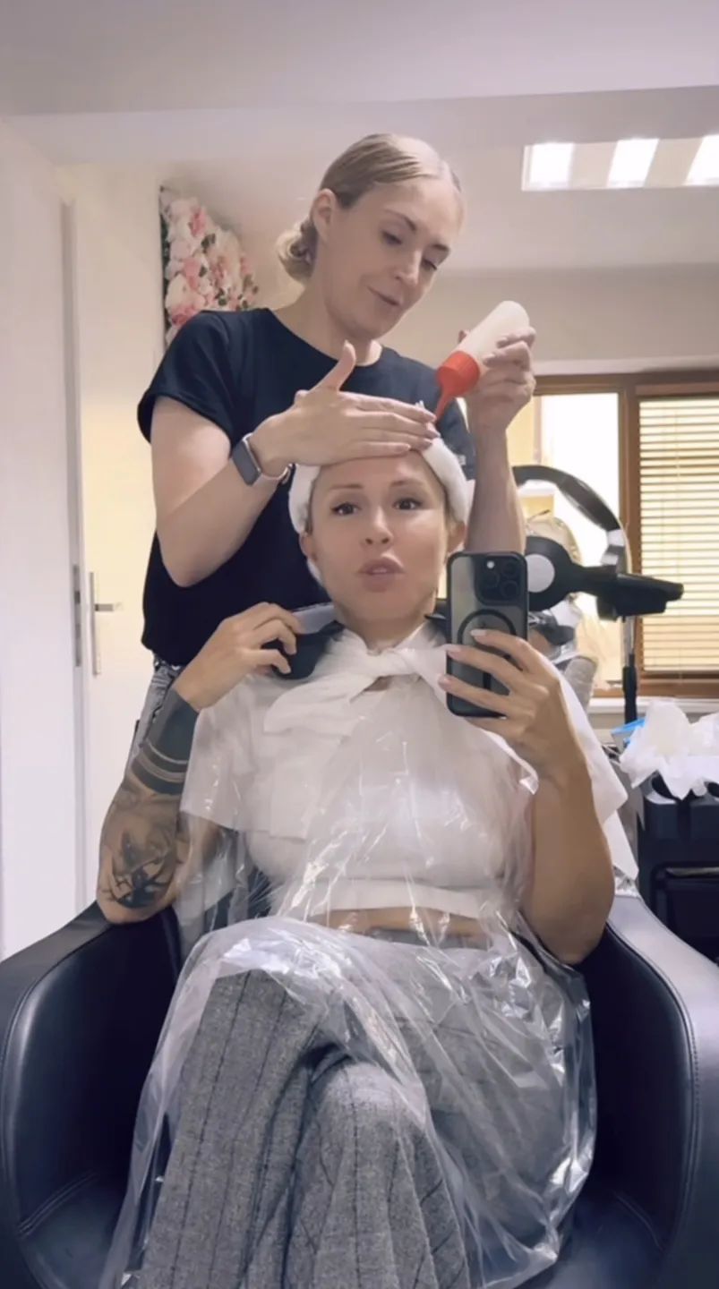Blanka Lipińska z trwałą