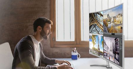 Philips BDM4037UW: zakrzywiony 40-calowy monitor 4K z matrycą VA