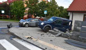 Czarna seria na ulicy Chopina. Dwa wypadki w godzinę, trzy osoby w szpitalu