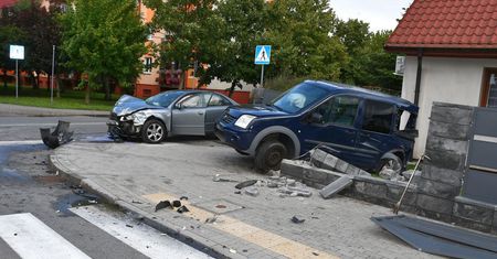 Czarna seria na ulicy Chopina. Dwa wypadki w godzinę, trzy osoby w szpitalu