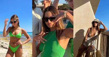 Julia Wieniawa "ciężko pracuje", promując ciuchy na hiszpańskiej wyspie (FOTO)