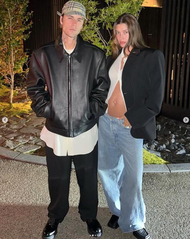 Justin Bieber and Hailey Bieber