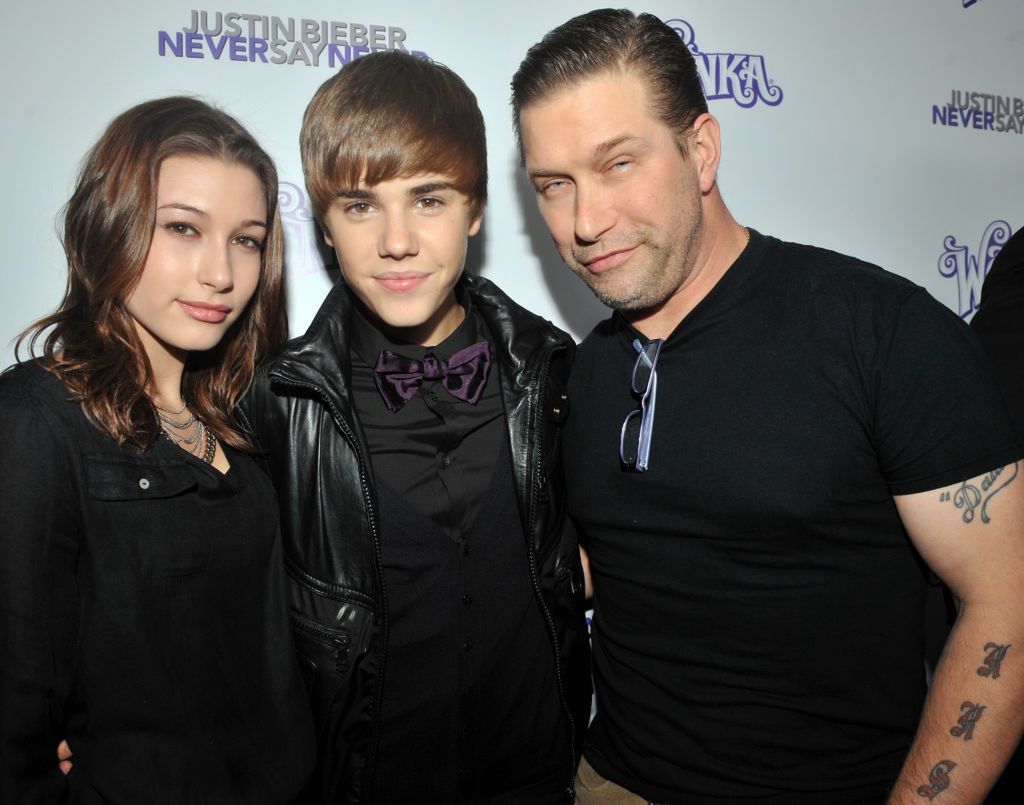 Justin Bieber i Steven Baldwin z córką, Hailey