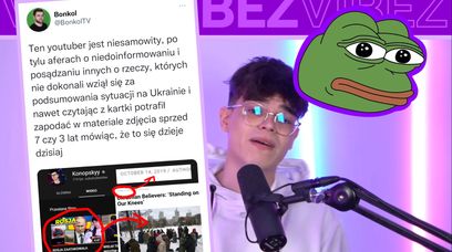 Konopski podał materiał z Ukrainy sprzed TRZECH LAT jako aktualny… Przynajmniej przeprosił!