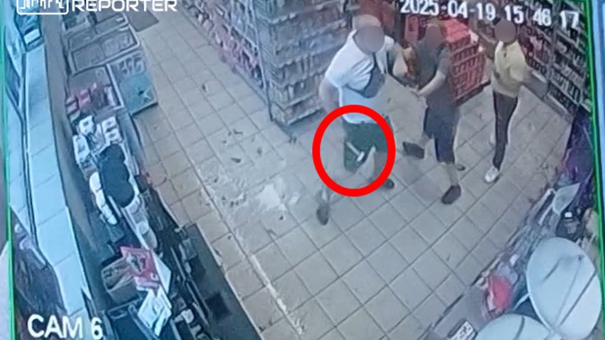 Atak klienta na pracownika Żabki.