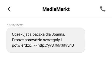 Uwaga na SMS-y od MediaMarkt. „Paczka jest gotowa do odbioru”