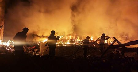 Rosjanie ostrzelali Krzywy Róg. Apokaliptyczny krajobraz po ataku