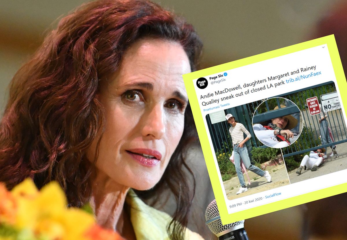 Andie MacDowell przyłapana. Kompromitujące zdjęcia aktorki rozwścieczyły fanów