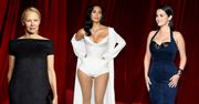 Celebrytki wdzięczą się na gali w Los Angeles: Kim Kardashian naśladująca Marilyn Monroe, naturalna Pamela Anderson i inni