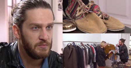 Szafa Ekskluzywnego Menela w TVN-ie: "Menel może być elegancki. Uwielbiam podarte jeansy i ramoneski"