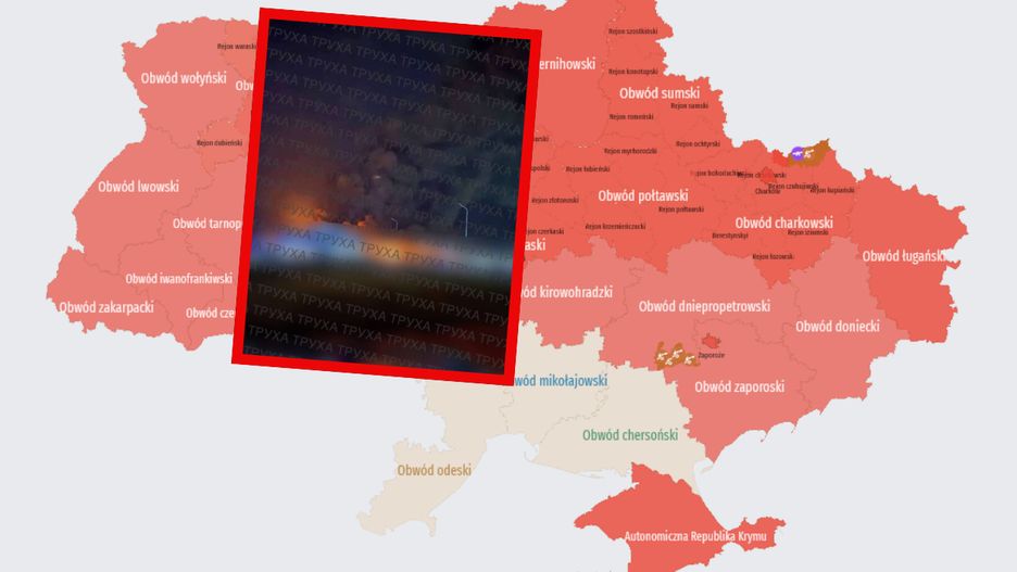 Skutki rosyjskiego ataku w Mukaczewie
