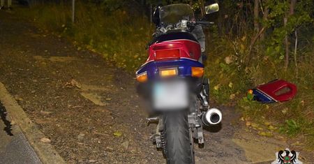 Wałbrzych. Rozpędzony motocyklista wjechał w nastolatkę. Nie miał prawa jazdy