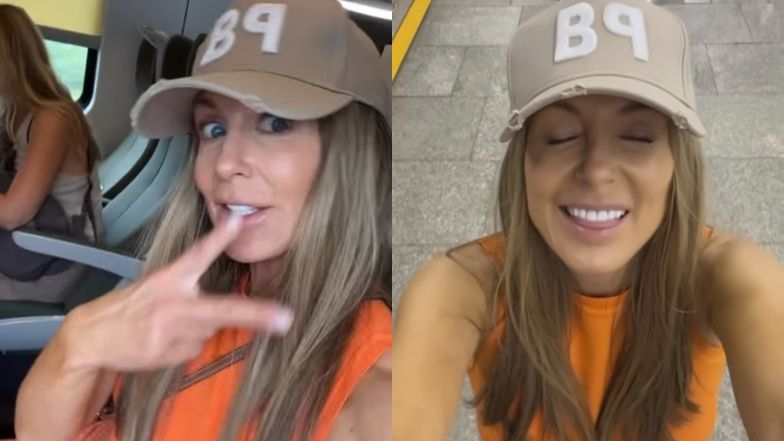 Małgorzata Rozenek w drodze do Sopotu