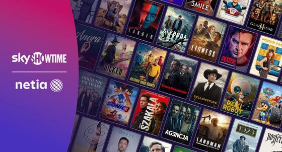 SkyShowtime przez dwa lata bez opłat dla klientów Netii