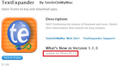 Pierwsza aplikacja dla iPhoneOS 3.2 już jest!