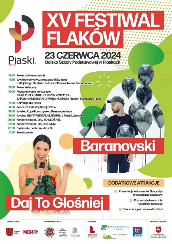 XV Festiwal Flaków Program