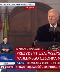 Polski tłumacz Bidena wywołał oburzenie. "Nie był przyjemny w słuchaniu"