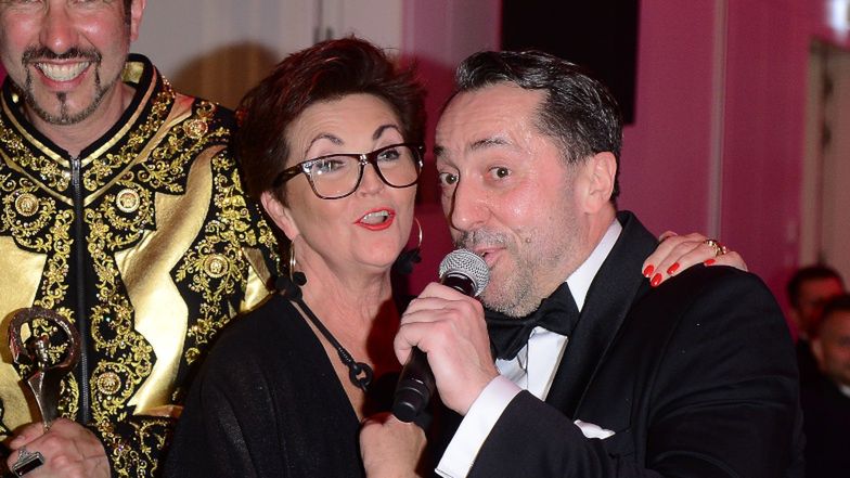 Jolanta Kwaśniewska na gali "Osobowości i Sukcesy"