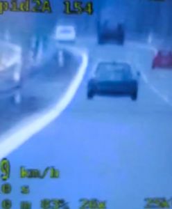 Pirat na S3. Chciał "przepalić zawory" w skodzie. Policjanci wszystko nagrali