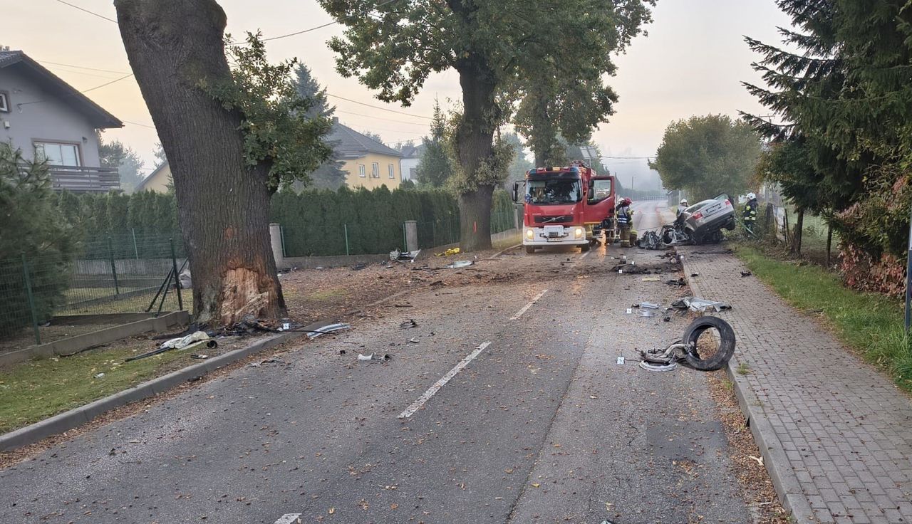 Poranna tragedia. 20-latek jechał Audi. Nie żyje