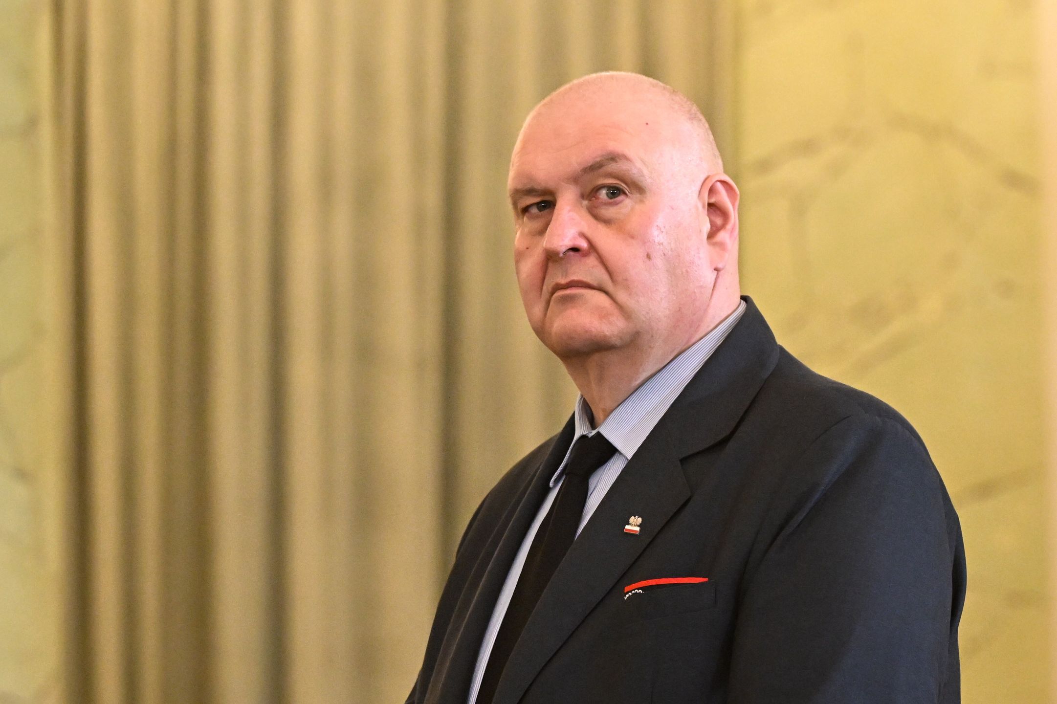 Warszawa, 09.12.2024. Nowy prezes Trybunału Konstytucyjnego Bogdan Święczkowski podczas uroczystości jego powołania, 9 bm. w Pałacu Prezydenckim w Warszawie. (jm) PAP/Radek Pietruszka