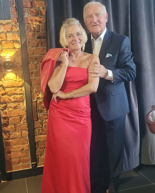 Iwona i Gerard na weselu