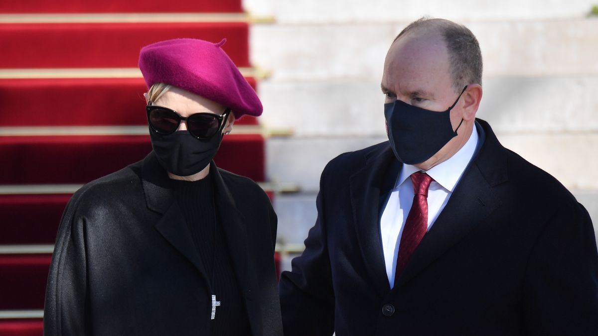 Ceremony Of The Sainte-Devote In MonacoMONACO, MONACO - JANUARY 27: Princess Charlene of Monaco and Prince Albert II of Monaco attend the Sainte Devote Ceremony on January 27, 2021 in Monaco, Monaco. Sainte Devote is the patron saint of The Principality Of Monaco and France's Mediterranean Corsica island. (Photo by PLS Pool/Getty Images)PLS Pool