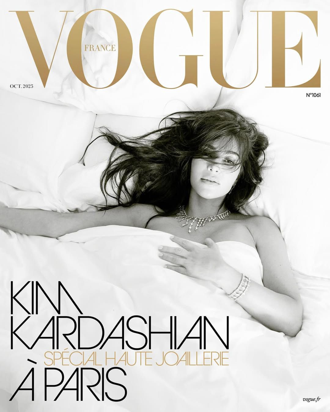 Kim Kardashian na okładce francuskiego "Vogue'a"
